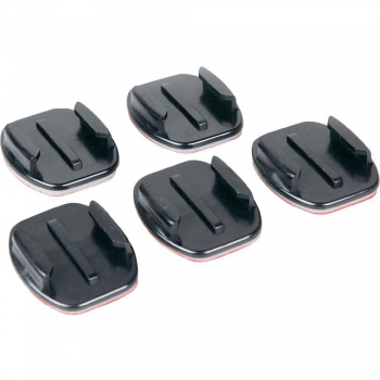 Flat adhesive mounts
