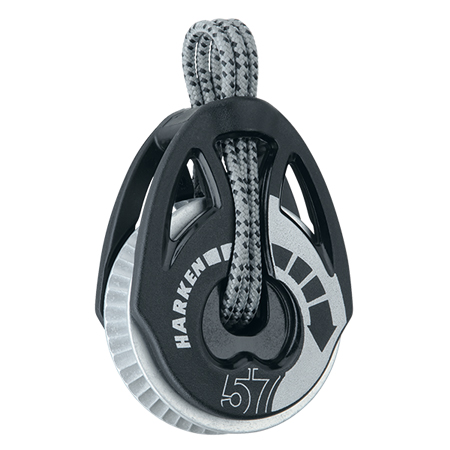 Blok 57mm skraldeblok T2 Carbo soft Harken HK 2170 Ratchmatic