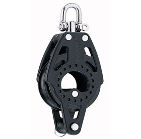 Harken enkel blok 57mm m. svivel og hunsnot