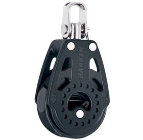 Harken skraldeblok 40mm manuel m. svivel