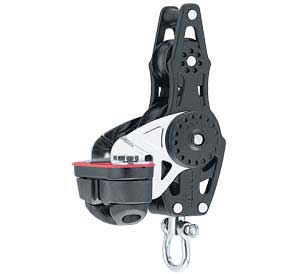 Harken violin blok 57mm CamMatic m. fr�l�r, svivel og hunsnot