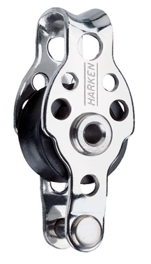 Blok 16mm Micro, enkelt m. hunsvot, Harken