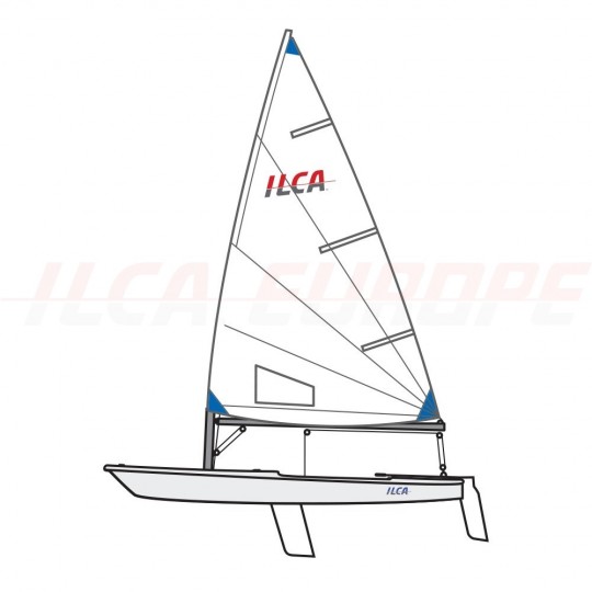 ILCA-6 Laser jolle composit Ovington