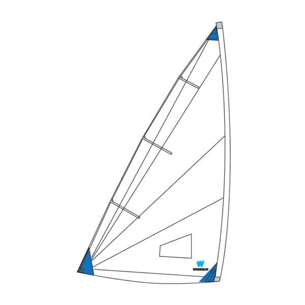 Sejl ILCA 6/Laser Radial tr�ningssejl Wind