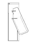 Ror/sv�rd s�t skole, hvid glasfiber ekskl. fittings