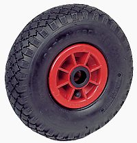 Jollevognhjul standard luft, 26cm