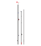 Silver rig s�t, mast, bom og spryd komplet