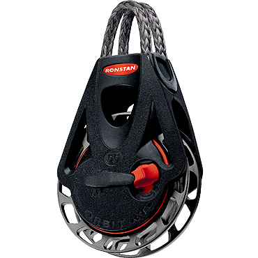 Skraldeblok 55mm Ronstan Orbit m. vectran link