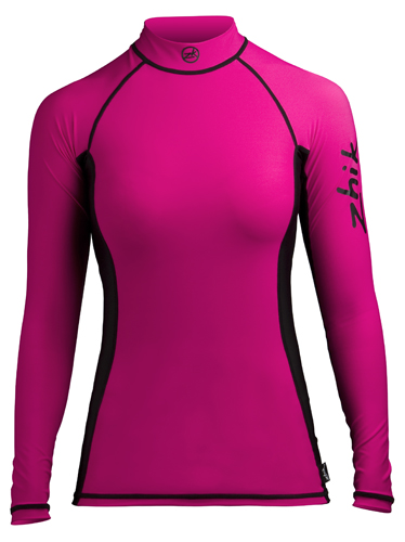 Spandex top Zhik lange �rmer pink - dame