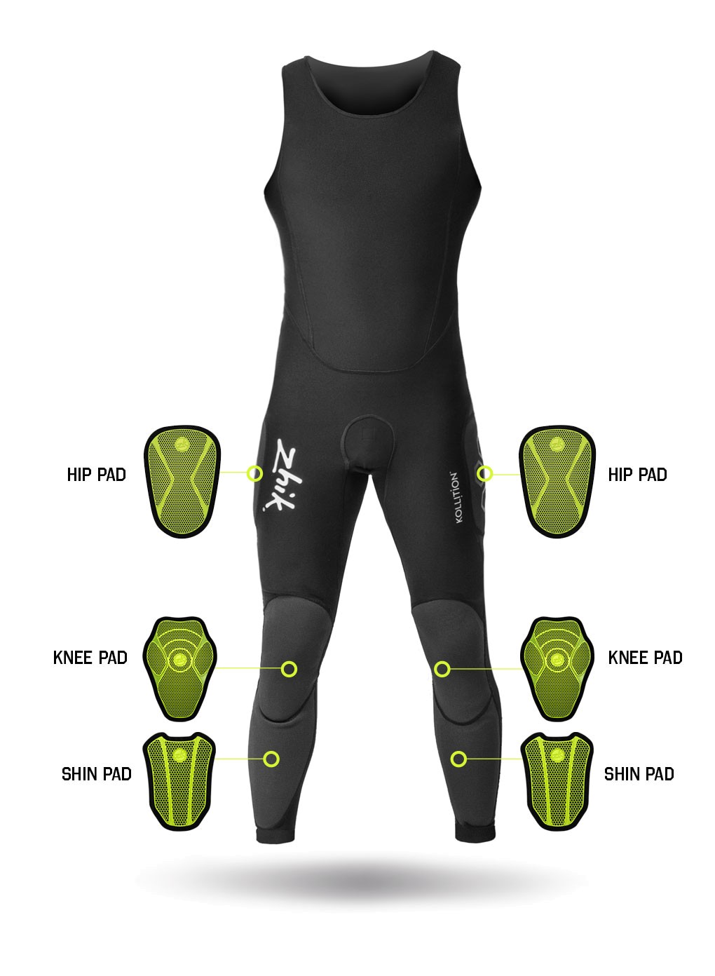 V�ddragt Skiff Kollision MicroFleece Zhik unisex