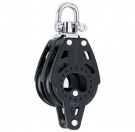 Harken dobbelt blok 57mm m. svivel og hunsnot