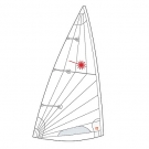 Sejl ILCA 7/Laser Standard MK2 tr�ningssejl Hyde